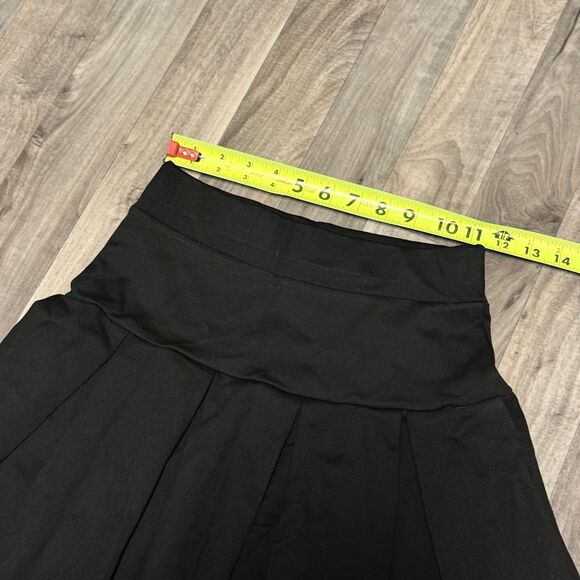 Dolls Kill French Kiss black pleated mini skirt with shorts - Picture 3 of 7